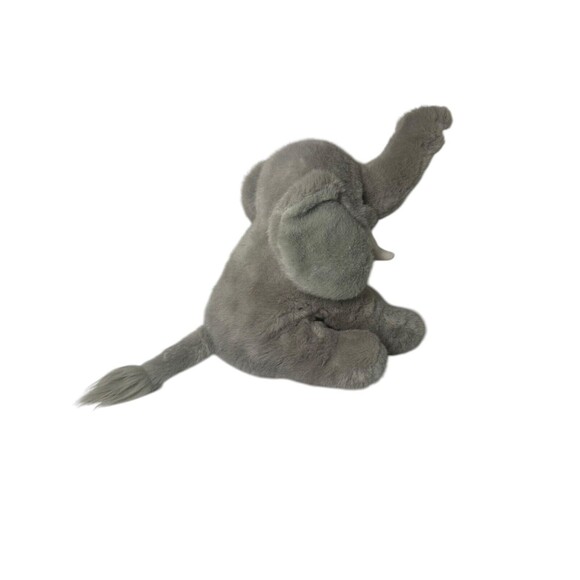 1992 MJC International Med Grey Soft Elephant Stuffed Animal Vintage Plush Toy - Picture 8 of 16